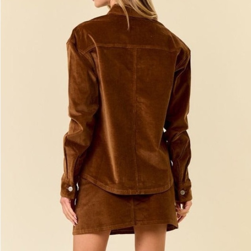 CUSTOM BROWN CORDUROY SET - please check photos and description - Picture 4 of 5